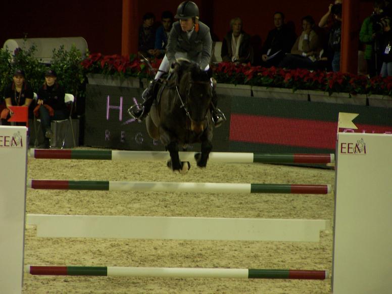 Meredith Michaels- beerbaum (GER) et son inimitable Checkmate 4 Hann (Contender Pik Bube II): 4 points