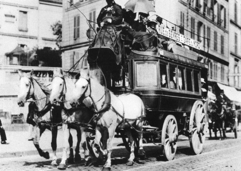 Paris, 1900, nom de ce transport en commun?
