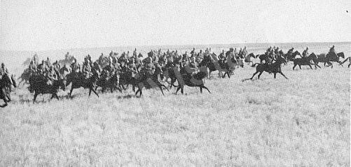 Une des dernières charges de cavalerie par un régiment russe, elle fut victorieuse.